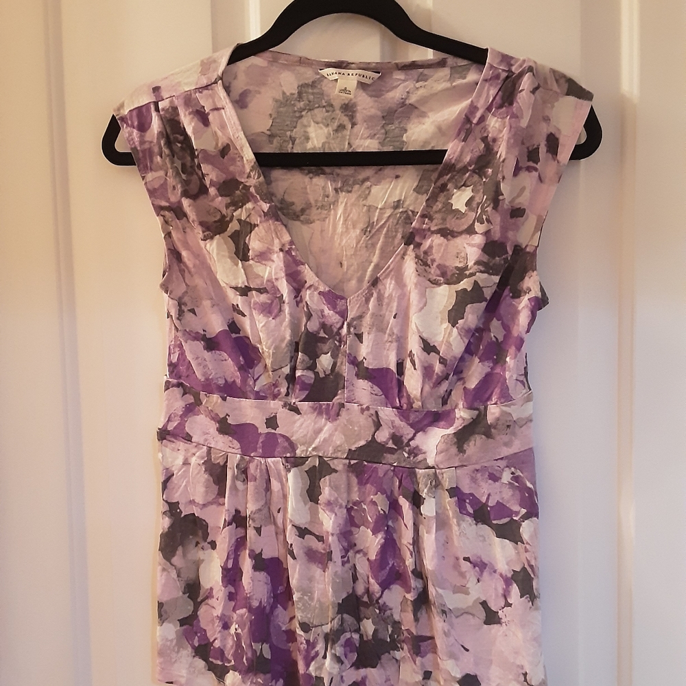 Banana republic lilac top small